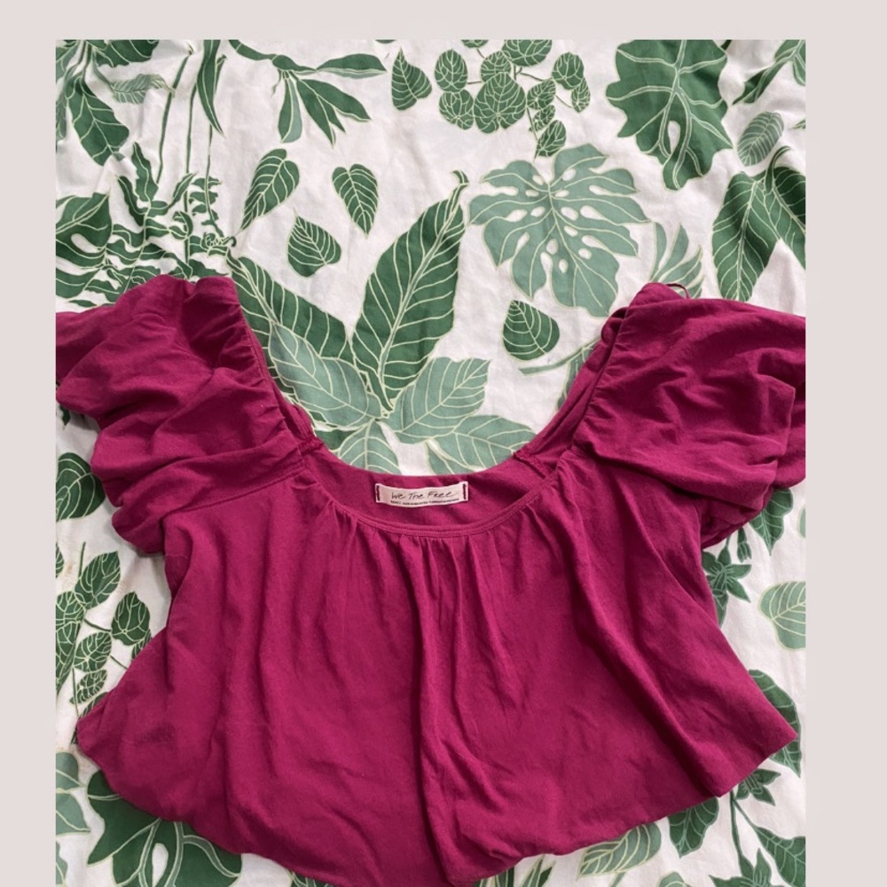 Free people off the shoulder top